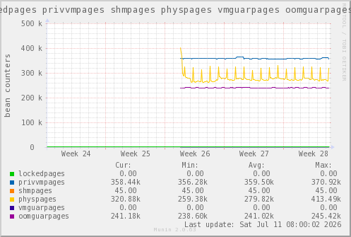 VE303: lockedpages privvmpages shmpages physpages vmguarpages oomguarpages